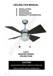 LUCCI BREEZER Serie Guide D'installation