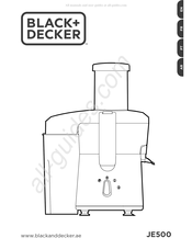 Black & Decker JE500 Mode D'emploi