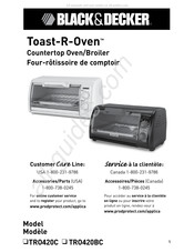 Black & Decker Toast-R-Oven TRO420BC Mode D'emploi
