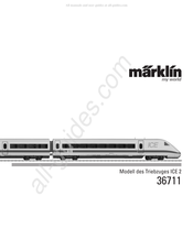 marklin 36711 Mode D'emploi