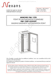 Nexans PMI 1500 Notice De Mise En Oeuvre