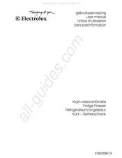 Electrolux ENB38807X Notice D'utilisation