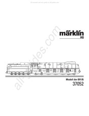 marklin 37052 Mode D'emploi