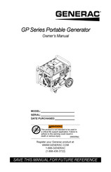 Generac GP7500 Mode D'emploi