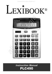 LEXIBOOK PLC490 Mode D'emploi