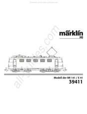 marklin 39411 Mode D'emploi