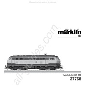 marklin 37768 Mode D'emploi