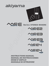 Akiyama MC-E4 USB Mode D'emploi