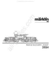 marklin Ce 6/8 III Serie Mode D'emploi