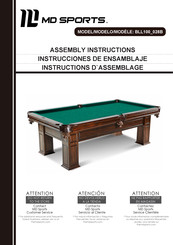 MD SPORTS BLL100 028B Instructions D'assemblage