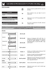 Alcad PS-011 Guide De Programmation Rapide