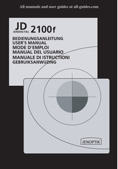Jenoptik Jendigital JD 2100F Mode D'emploi