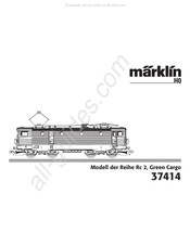 marklin Rc 2 Green Cargo Serie Mode D'emploi