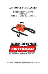 MetroVac AFTD-1L Mode D'emploi