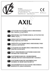 V2 AXIL Serie Instructions D'installation