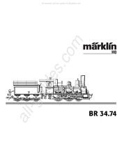 marklin 34.74 Serie Mode D'emploi