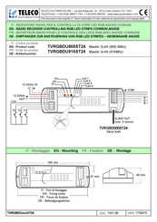 TELECO AUTOMATION TVRGBDU916ST24 Instructions D'installation