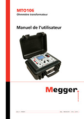 Megger MTO106 Manuel De L'utilisateur