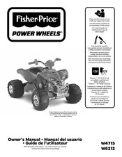 Fisher-Price POWER WHEELS MONSTER TRACTION W6212 Guide De L'utilisateur