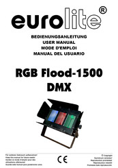 EuroLite RGB Flood-1500 DMX Mode D'emploi