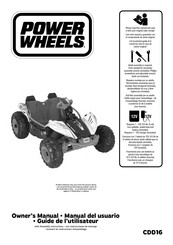 Power Wheels CDD16 Guide De L'utilisateur