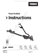 Thule WingBar Instructions