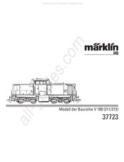 marklin V 100 Série Mode D'emploi