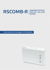 Sentera Controls RSCOMB-R Instructions De Montage Et D'utilisation