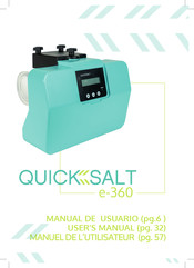 Quick Salt e-360 Manuel De L'utilisateur