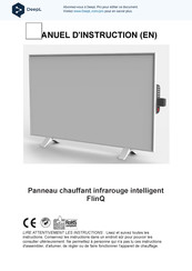 FLINQ Panneau chauffant infrarouge intelligent Manuel D'instructions