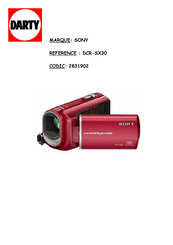 Sony Handycam DCR-SX60E Guide Pratique