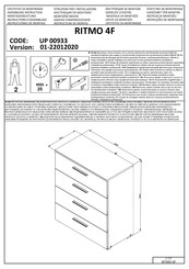 Dedeman RITMO 4F UP 00933 01-22012020 Instructions D'assemblage