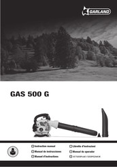 Garland GAS 500 G-V18 Manuel D'instructions