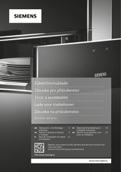 Siemens BI910E1B1 Manuel D'utilisation Et Notice D'installation