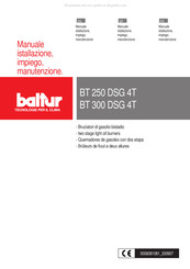 baltur BT 250 DSG Manuel D'installation, D'utilisation Et D'entretien