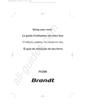 Brandt FV200 Guide D'utilisation