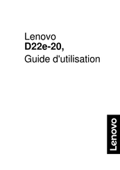 Lenovo D22e-20 Guide D'utilisation