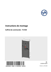 Gfa TS 959 Instructions De Montage