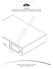 NAIM HDX-SSD Guide De Mise En Route Rapide