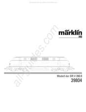 marklin 39804 Mode D'emploi