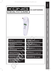 König Health Care HC-EARTHERM50 Mode D'emploi