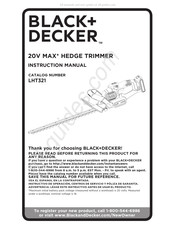 Black & Decker LHT321 Mode D'emploi