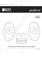 KEF picoforte 1 Instructions