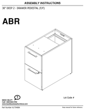 Bush Business Furniture ABR Serie Instructions D'assemblage