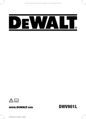 DeWalt DWV901L-GB Traduction De La Notice D'instructions Originale