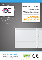 DESIGN & CONCEPTION PAVILLON Serie Notice De Pose