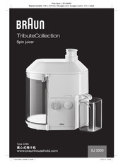 Braun TributeCollection 4290 SJ 3000 Mode D'emploi