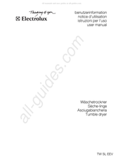 Electrolux TW SL EEV Notice D'utilisation