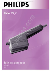 Philips Beauty Satin straight aqua HP4644/01 Mode D'emploi