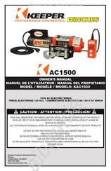 Keeper KAC15042 Manuel De L'utilisateur